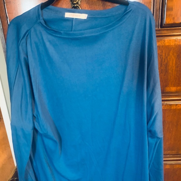 Blue boatneck tunic - Picture 2 of 4